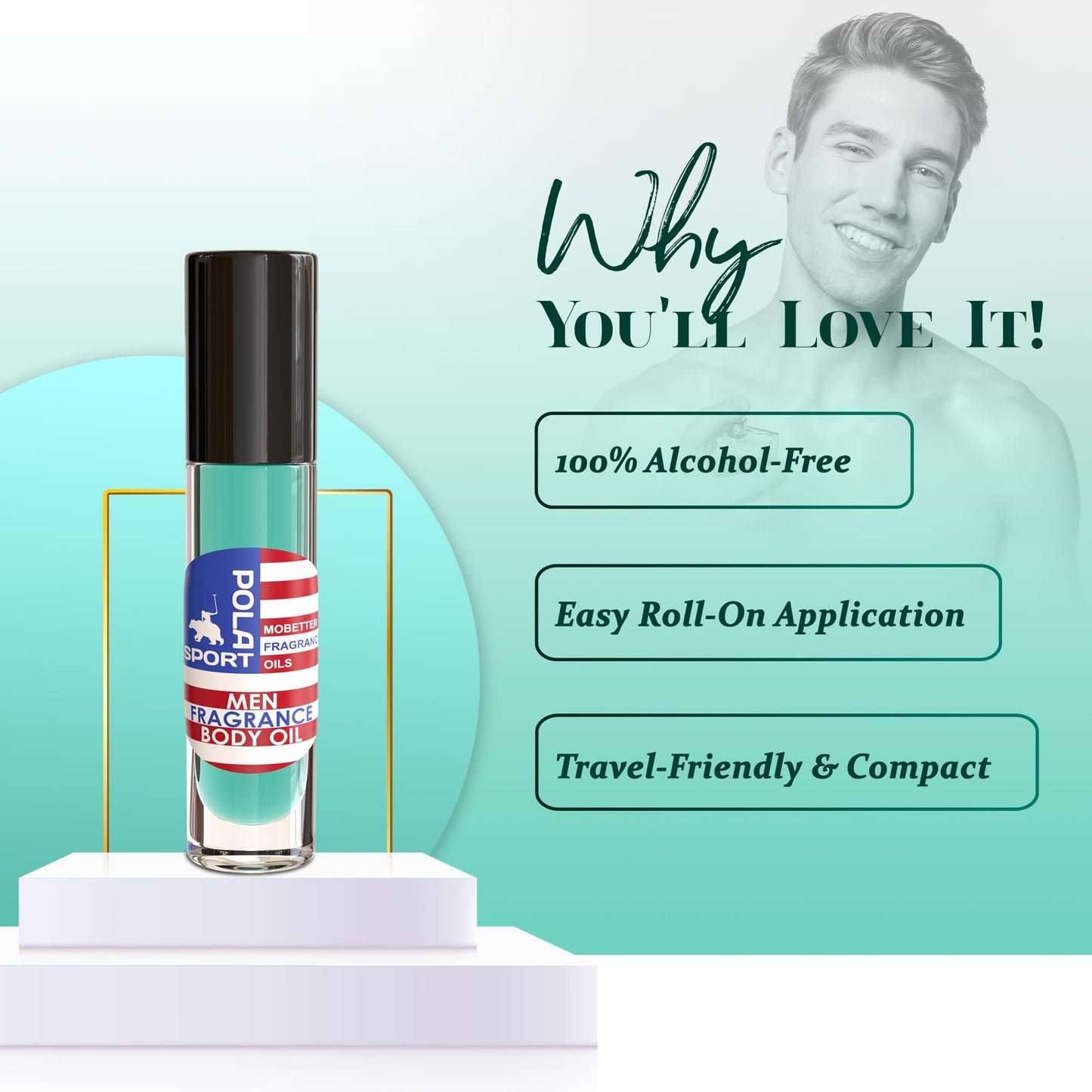 MOBETTER FRAGRANCE OILS Pola Sport Fragrance Body Oil for Men Beauty & Personal Care MOBETTER FRAGRANCE OILS