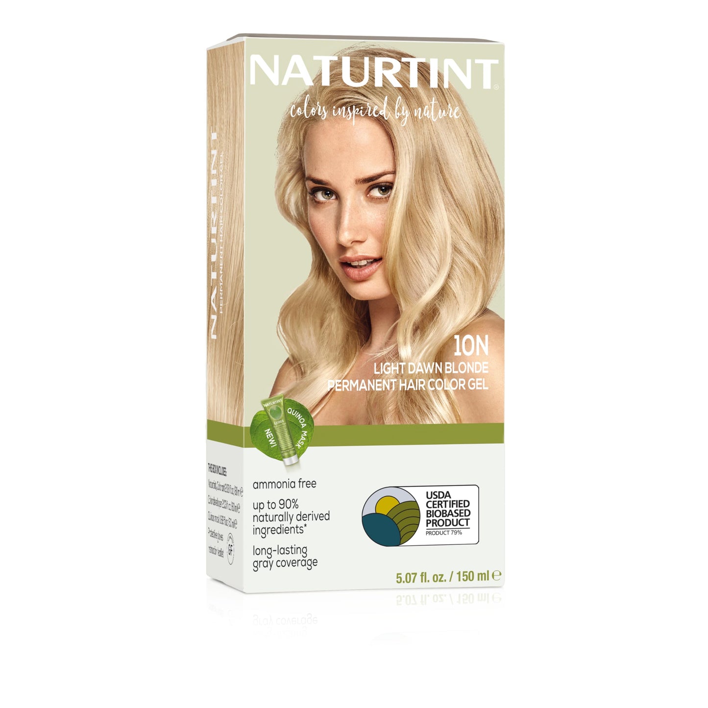 Naturtint 10N Light Dawn Blonde Permanent Hair Color (Pack of 1), Ammonia Free, Vegan, Cruelty Free, up to 100% Gray Coverage, Long Lasting Results Beauty & Personal Care Naturtint
