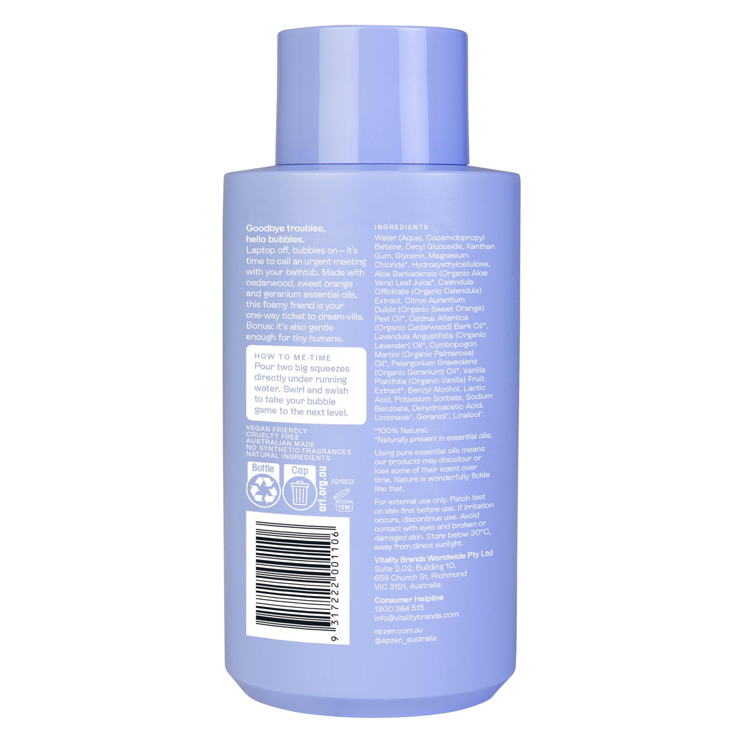 Epzen Dream Bubble Aromatic Bathing Bubbles US 16.91fl. oz. Beauty and Personal Care epzen