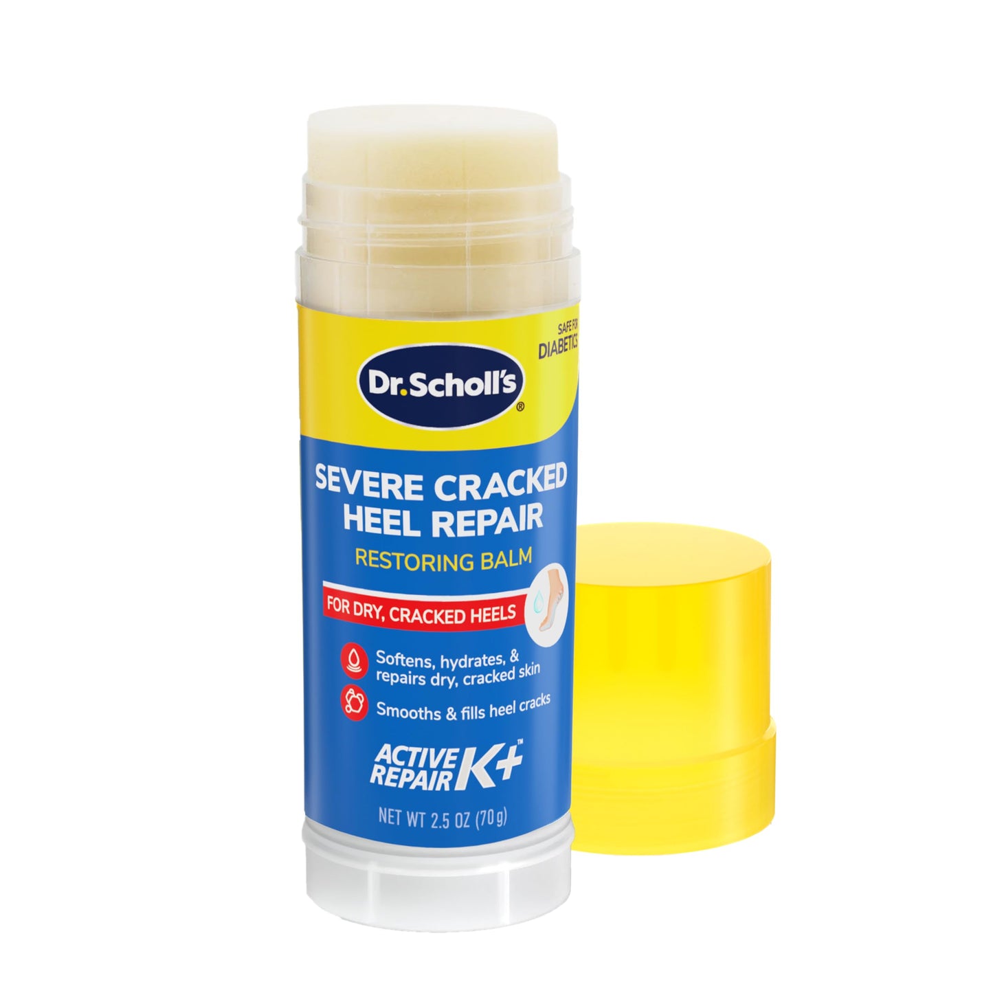 Dr. Scholl's Severe Cracked Heel Repair Restoring Balm 2.5oz, with 25% Urea for Dry, Cracked Feet, Heals and Moisturizes for Healthy Feet Beauty and Personal Care Dr. Scholl's Default Title