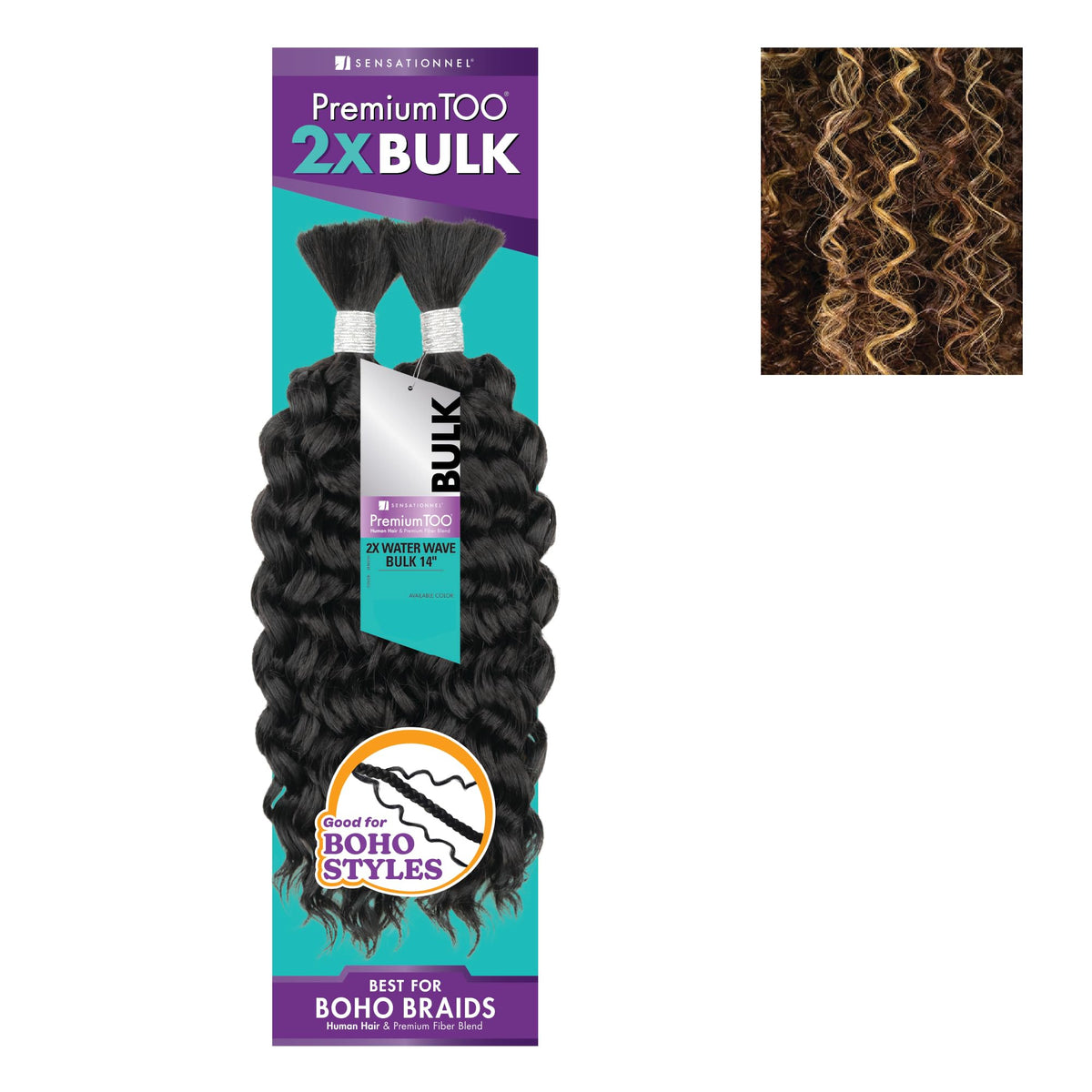 Sensationnel PremiumToo Bulk Weaving-2X Water Wave,1pk 14in, S4/30/613