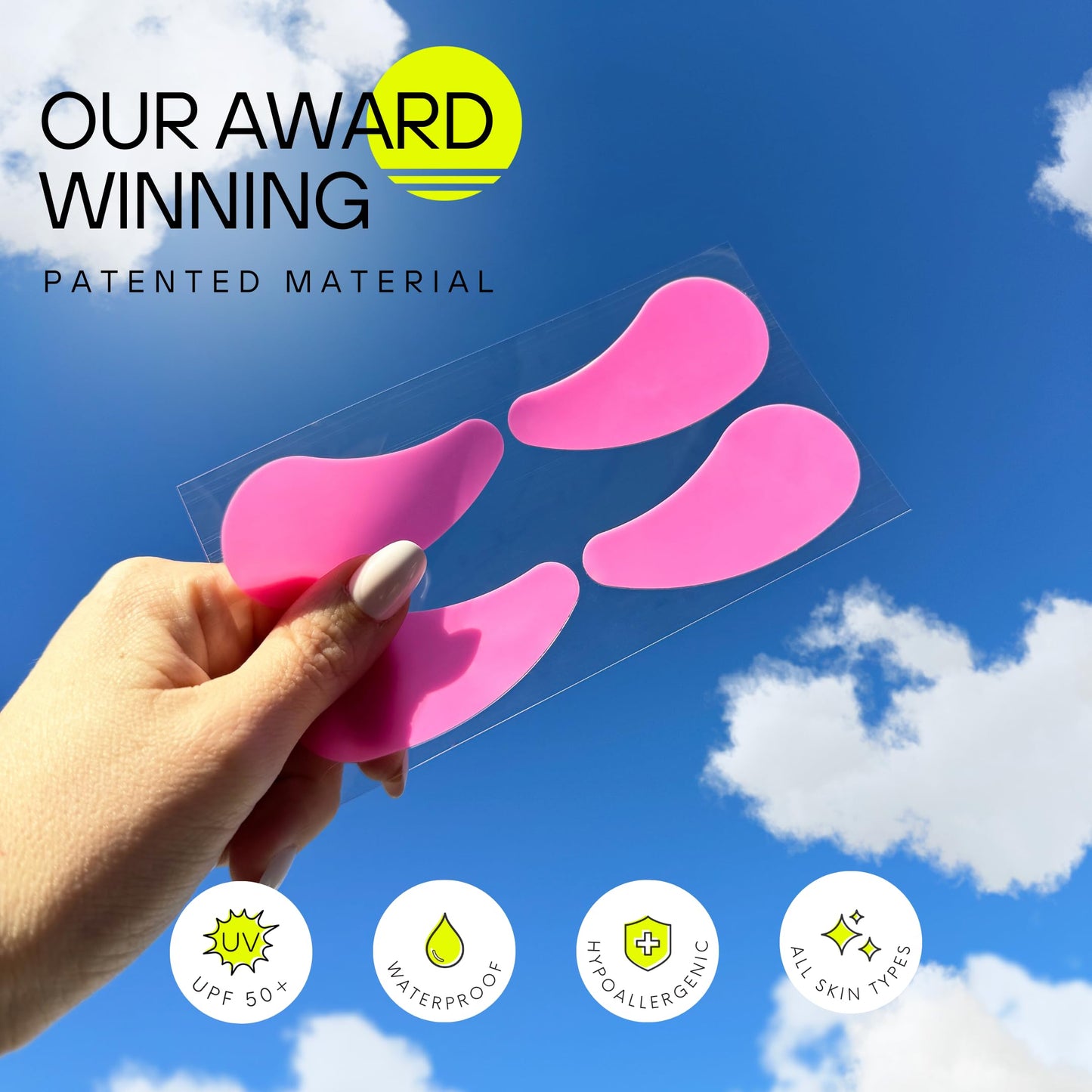 Sun Patch, Reusable Sun Screen Silicone Patches For UV Protection & Face Sunscreen, Sun Face Patches For Sun Exposure, UV Shield Silicone Sun Block (1 Beauty & Personal Care Sun Patch
