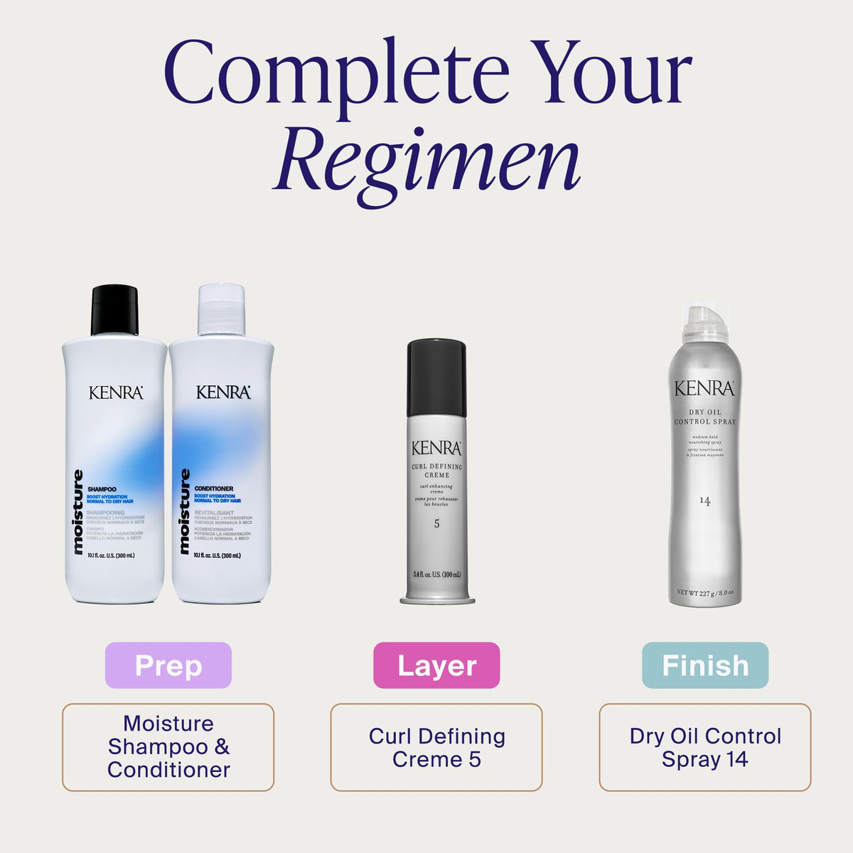 Kenra Professional Dry Oil Control Spray 14 | Medium Hold | Nourishing Spray | Frizz Control Hairspray | All Hair Types | 8 oz