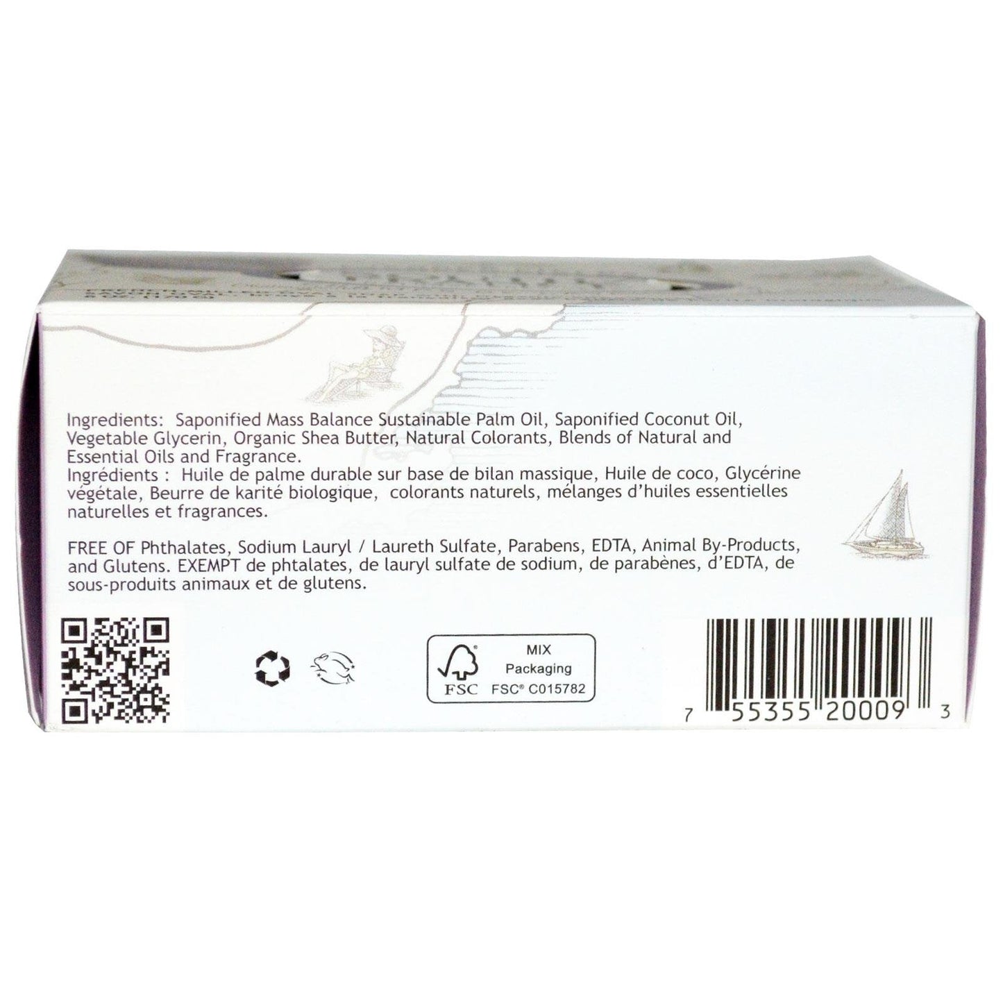 South of France Natural Bar Soap, Lavender, 6 Ounce Beauty & Personal Care South Of France