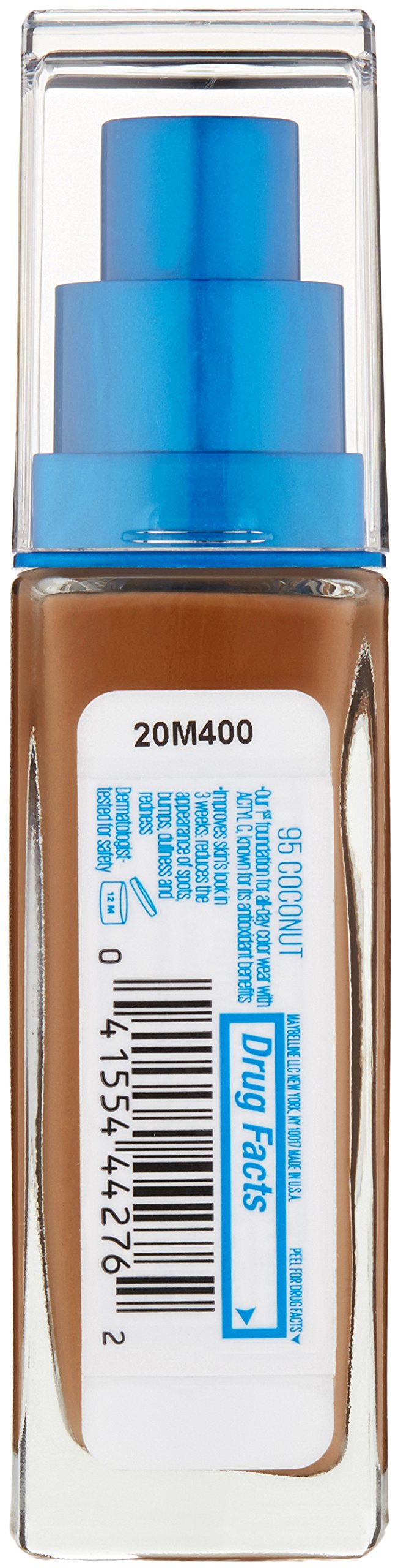 Maybelline New York Superstay Better Skin Foundation, Coconut, 1 Fluid Ounce