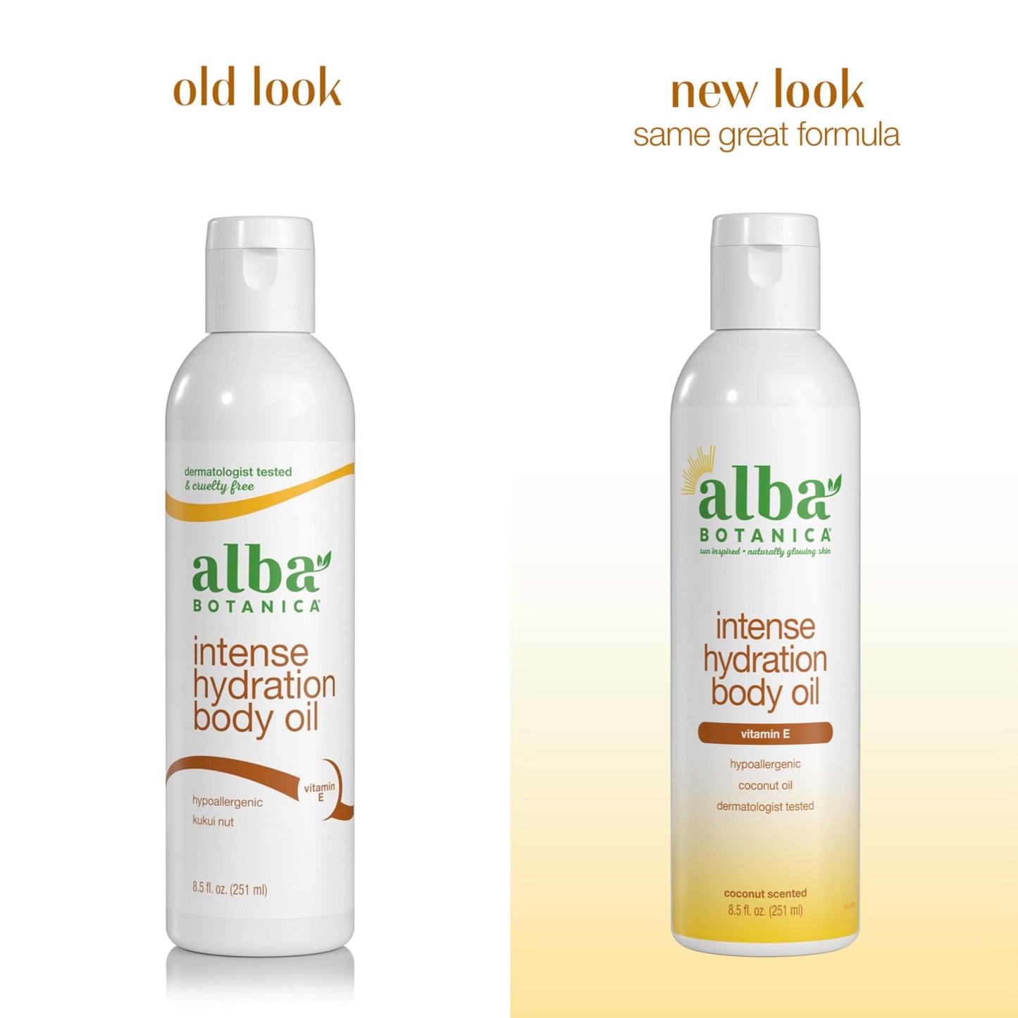 Alba Botanica Intense Hydration Body Oil, with Kukui Nut and Viamin E, 8.5 Oz (Packaging May Vary) Beauty & Personal Care Alba Botanica