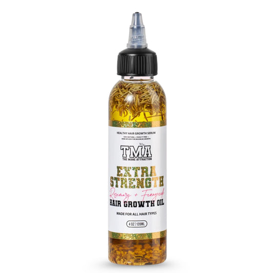 The Mane Attraction Extra Strength Rosemary + Fenugreek Herbal Hair Growth Oil | Infused With Castor Oil for ALL Hair Types Beauty & Personal Care The Mane Attraction