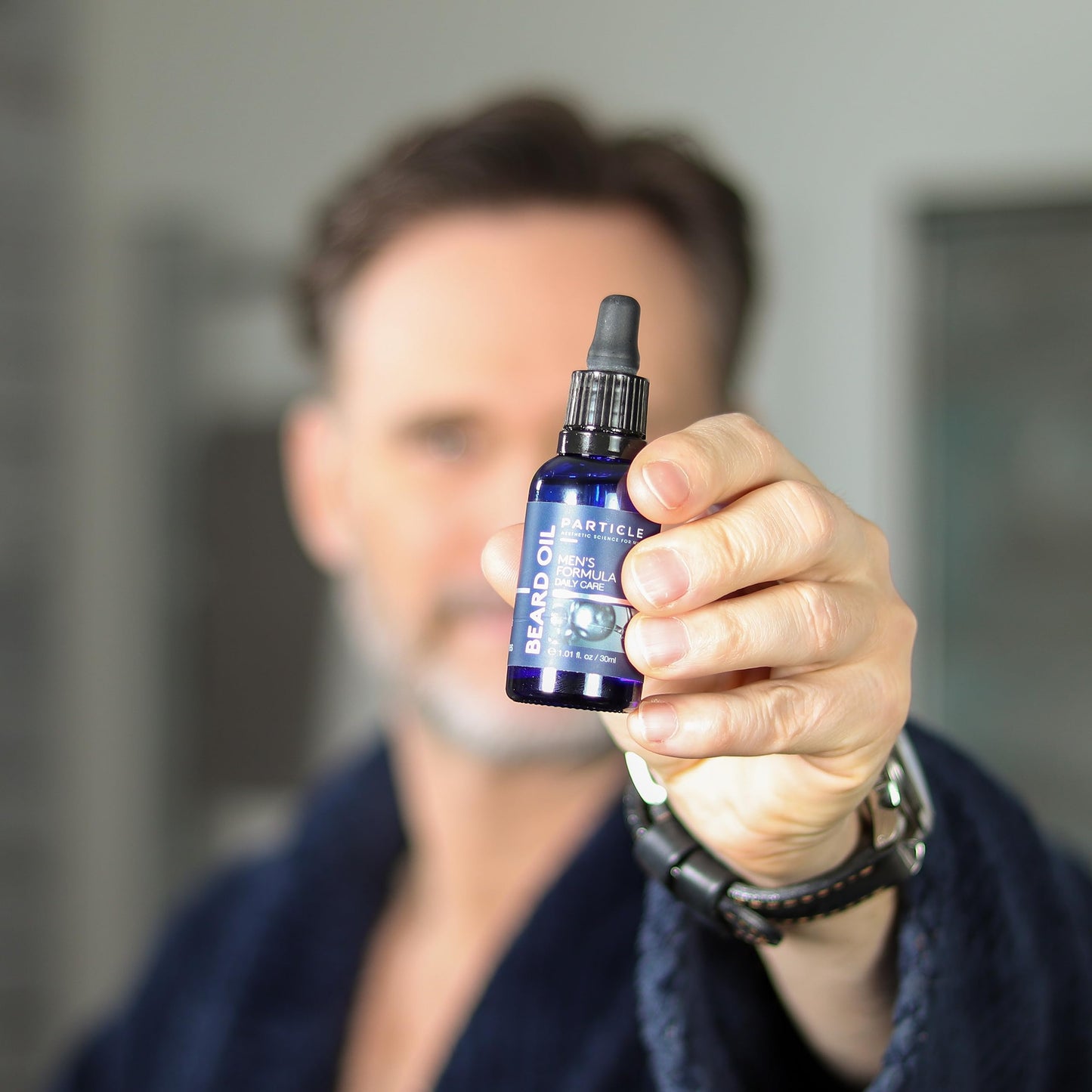 Particle Beard Oil - Soft and Itch-Free Formula with 6 Natural Oils, Argan Oil to Soften, Groom and Soothe Dry Skin (1 Oz) Beauty and Personal Care Particle