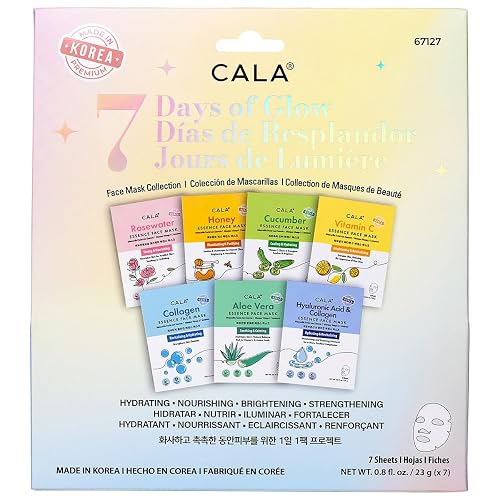 7 DAYS OF GLOW ESSENCE FACE MASKS(7PCS) Beauty & Personal Care ZAMAWI