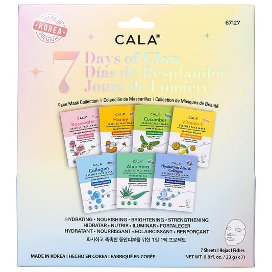 7 DAYS OF GLOW ESSENCE FACE MASKS(7PCS) Beauty & Personal Care ZAMAWI