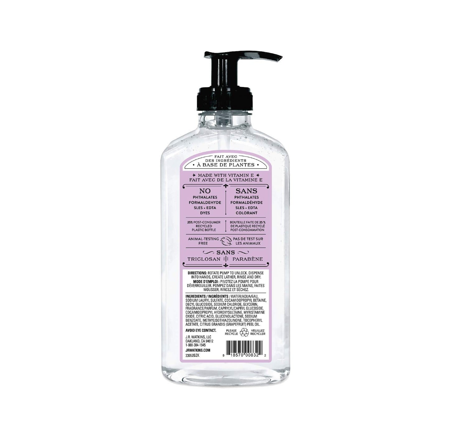 J. R. Watkins Liquid Hand Soap - Lavender - 11 Fl Oz (Pack of 2) Beauty & Personal Care J.R. Watkins