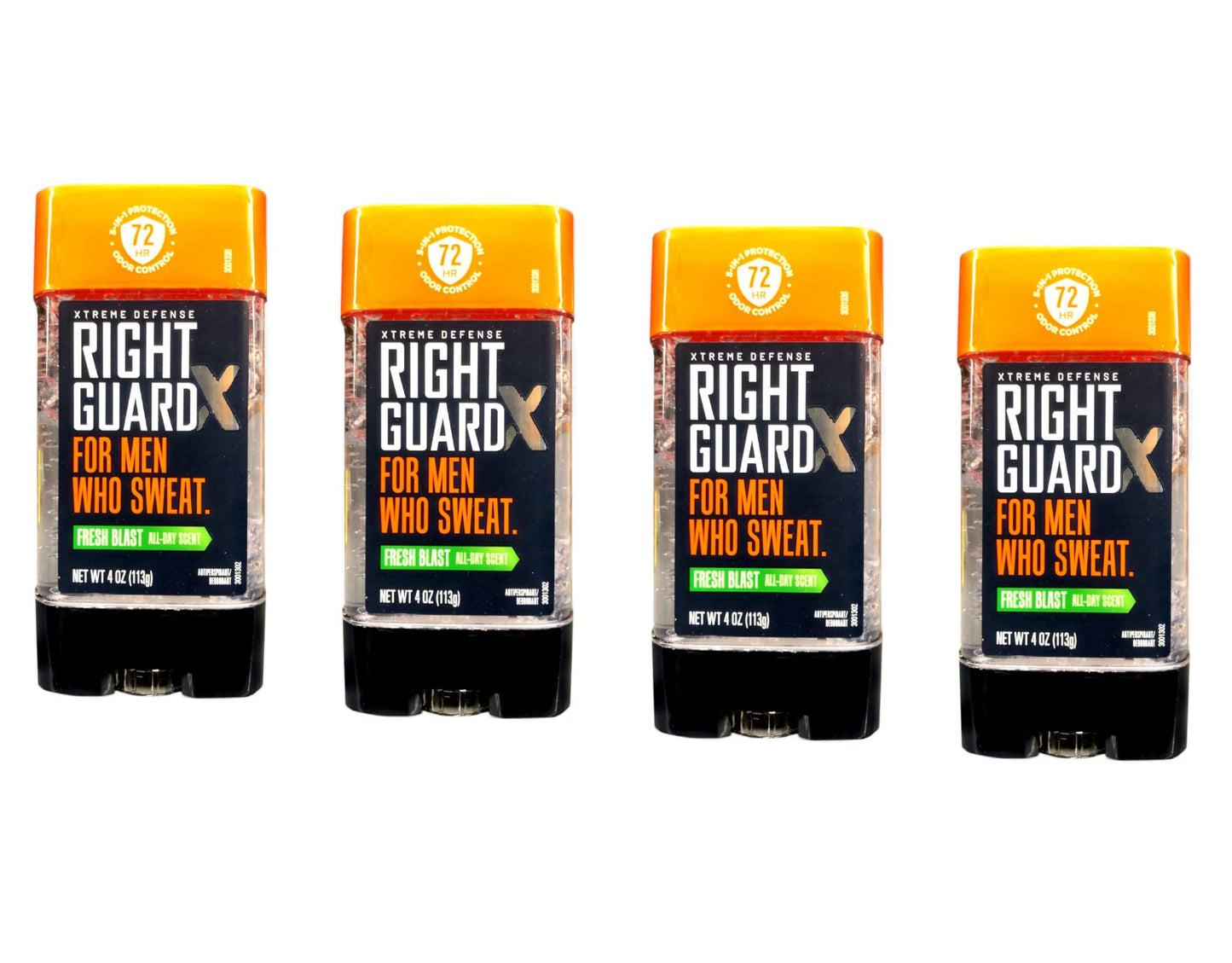 Right Guard Total Defense Anti-Perspirant Deodorant Power Gel Fresh Blast 4 oz (Pack of 4) Beauty and Personal Care Right Guard