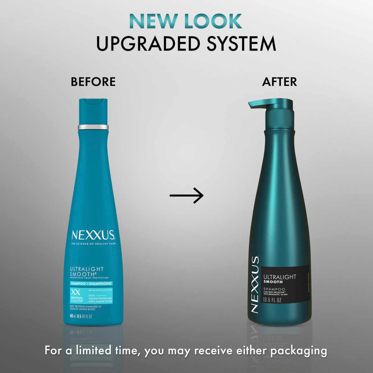Nexxus Ultralight Smooth Shampoo for Dry and Frizzy Hair Weightless Smooth Hair Treatment to Block Out Frizz 13.5 fl oz Beauty & Personal Care Nexxus