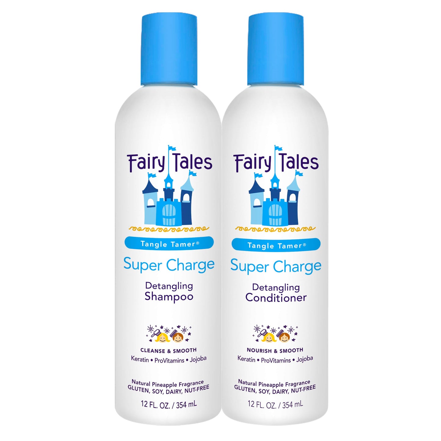 Fairy Tales Tangle Tamer Detangling Shampoo and Conditioner for Kids - Ultra Moisturizing and Anti Frizz Protection - Paraben Free, Sulfate Free - 12 Beauty & Personal Care Fairy Tales