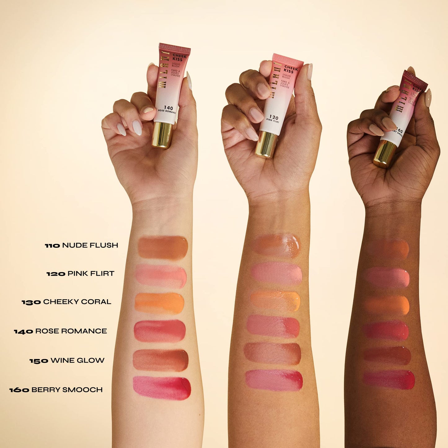 Milani Cheek Kiss Liquid Blush Makeup, Lightweight, Blendable & Buildable for Radiant Flushed Cheeks, Skin-Loving Formula - Pink Flirt Beauty & Personal Care Milani