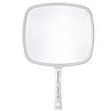 Miss Sweet Handheld Mirror Makeup Mirror 9inch*8inch (White) Beauty & Personal Care Miss Sweet