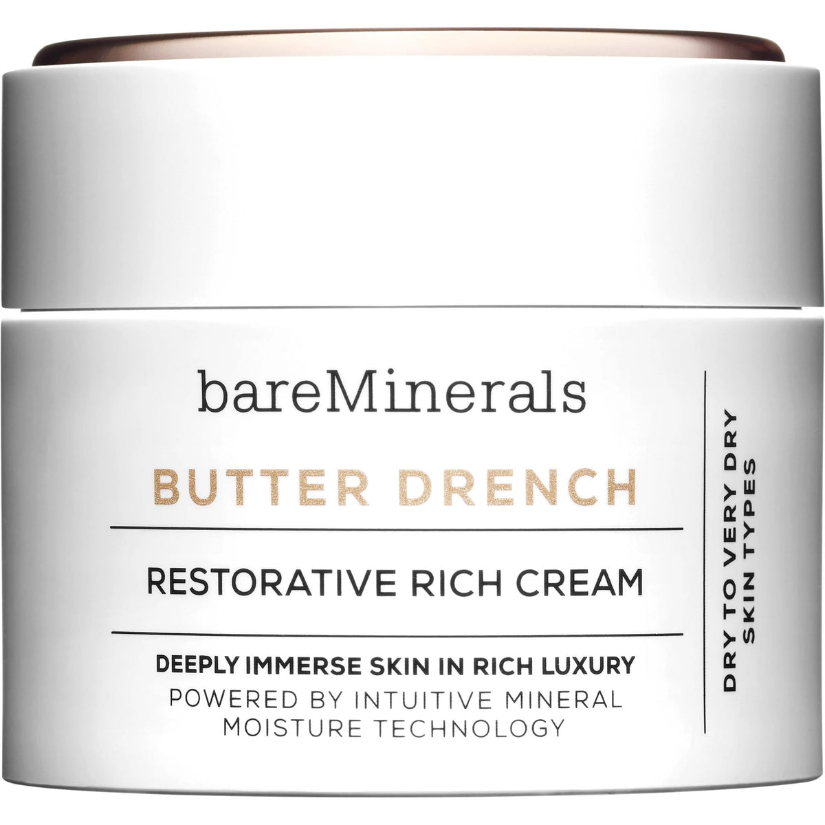 bareMinerals Butter Drench Restorative Rich Face Cream, Hydrating Face Lotion, Helps Skin Retain Moisture, Soothes Dry Skin, Non-Comedogenic, Vegan Beauty & Personal Care bareMinerals