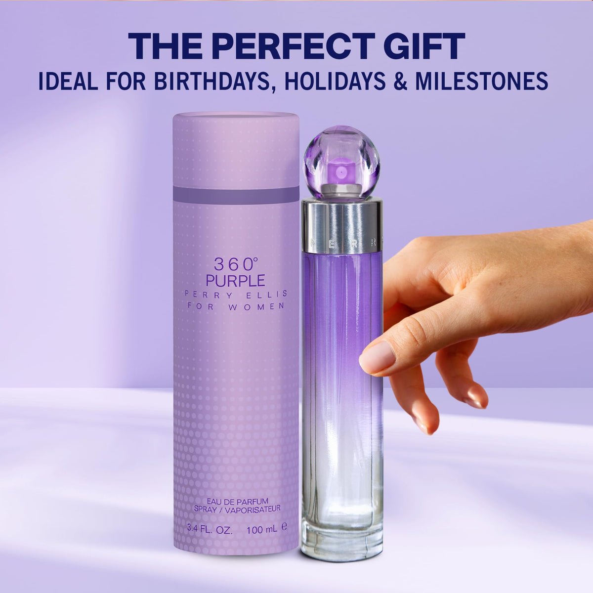 Perry Ellis 360 Purple By Perry Ellis 3.4 oz Eau De Parfum Spray for Women Beauty & Personal Care Perry Ellis