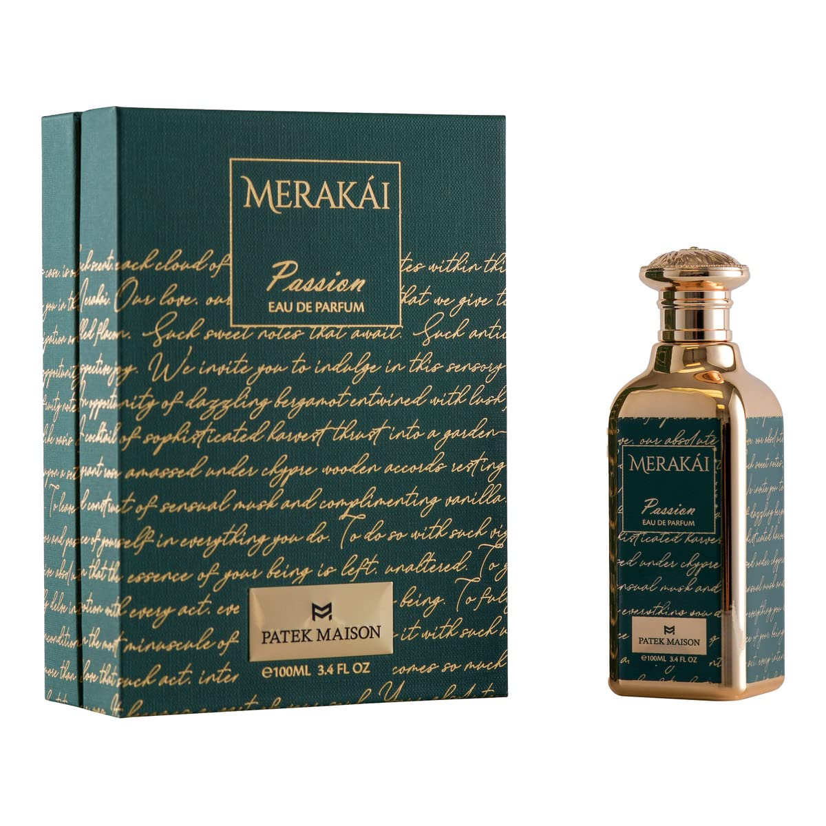 Patek Maison Merakai Passion 3.4 oz Eau De Parfum Spray, Unisex Beauty & Personal Care Patek Maison