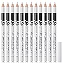 WENJLYJ 12 PCS White Eyeliner Pencils,Professional Long Lasting Waterproof Makeup Pencils,Highly Pigmented Inner Corner Eye Highlighter Eyeliner Beauty & Personal Care WENJLYJ