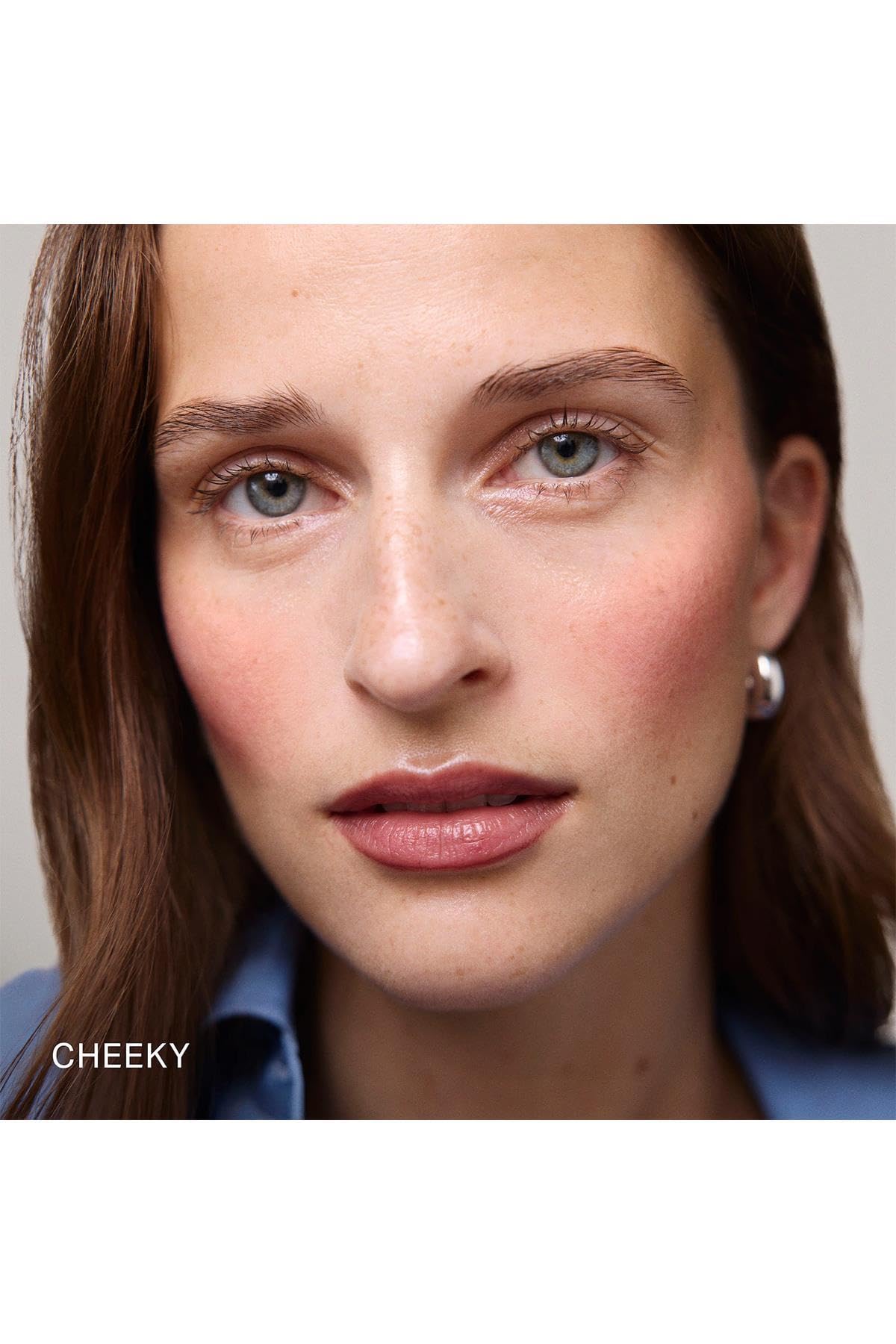 MERIT Flush Balm Cream Blush - Cheeky Cool Pink - Sheer Radiant Multi-Use Stick for Cheeks & Lips, Vegan, Cruelty-Free