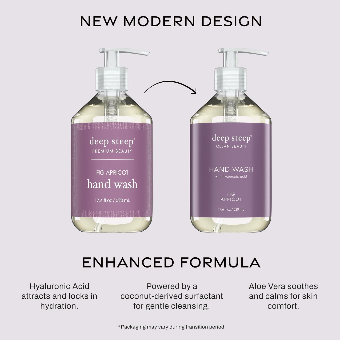 Deep Steep Liquid Hand Wash, Fig Apricot, 17.6 oz - Moisturizing Cleanser with Olive Oil, Aloe Vera, Glycerin & Hyaluronic Acid - Vegan, Clean Beauty Beauty & Personal Care Deep Steep