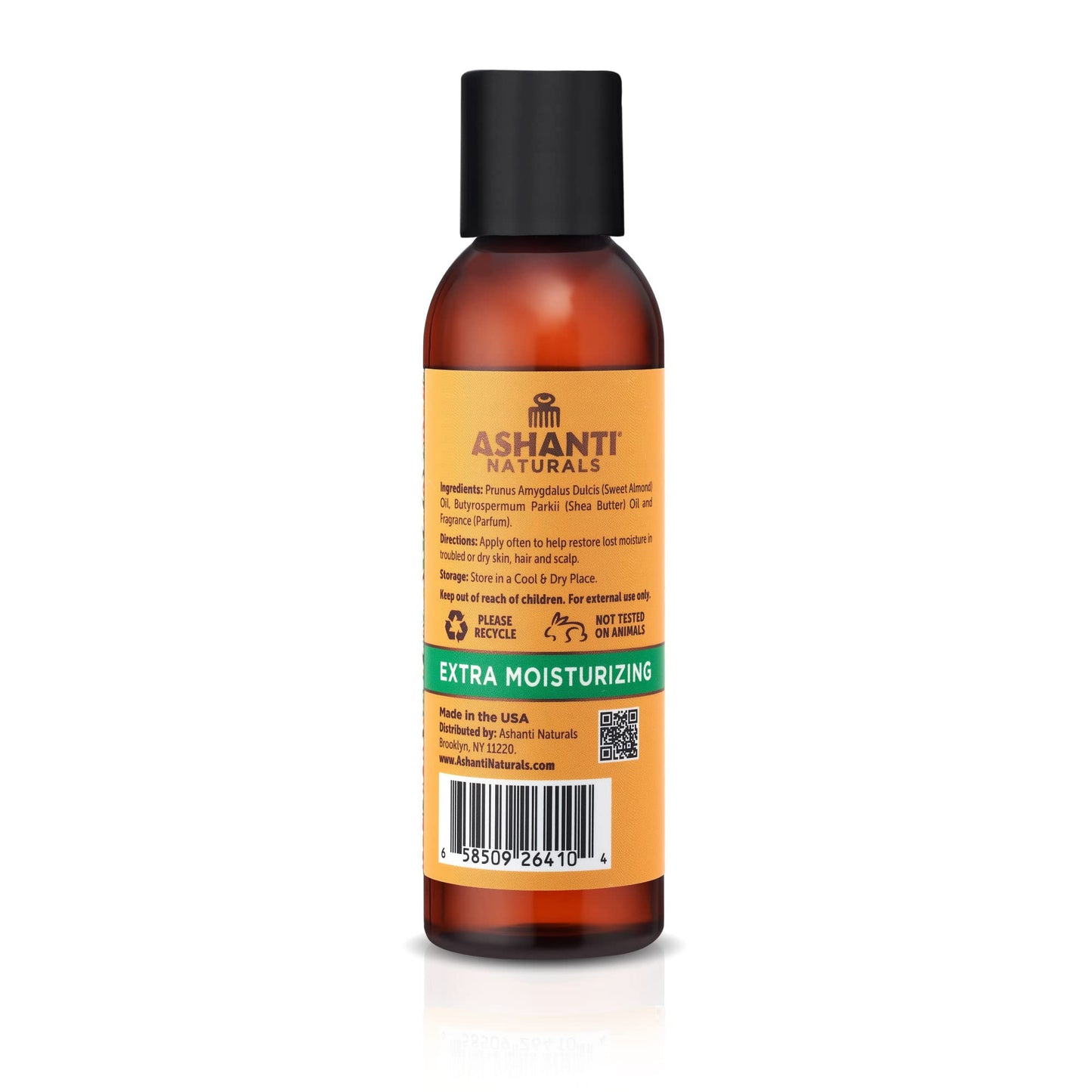Ashanti Naturals Shea and Sweet Almond Oil for Hair and Body| Moisturizing Pure Body Oil for Dry Skin, Scalp and Hair [Fragrance: Coco Mango, 4 oz] Beauty & Personal Care Ashanti Naturals