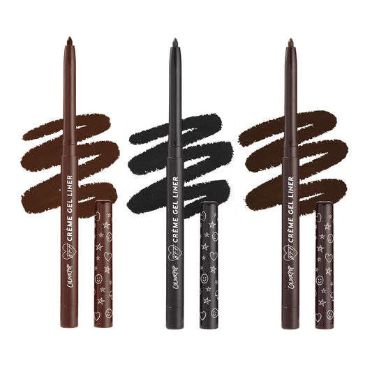 ColourPop Neutral Needs BFF Crème Gel Waterproof Eyeliner Kit - 18HR Wear, Ultra-Pigmented Neutral Eyeliner Pencils with Matte Finishes - Includes Beauty and Personal Care ColourPop Default Title