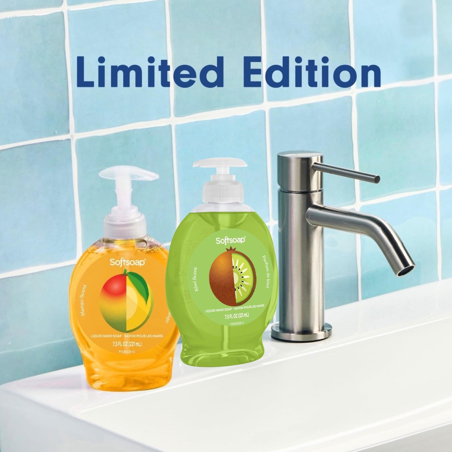Softsoap Liquid Hand Soap with Pump, Limited Edition Summer Scents, Mango & Kiwi, 7.5 Fl Oz, 6 Pack Beauty & Personal Care Softsoap