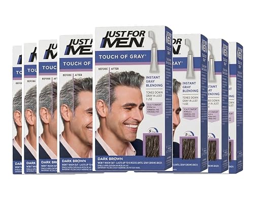 JUST FOR MEN Touch of Gray Hair Treatment T-45 Dark Brown, 1 Each (Pack of 8) Beauty & Personal Care Just for Men