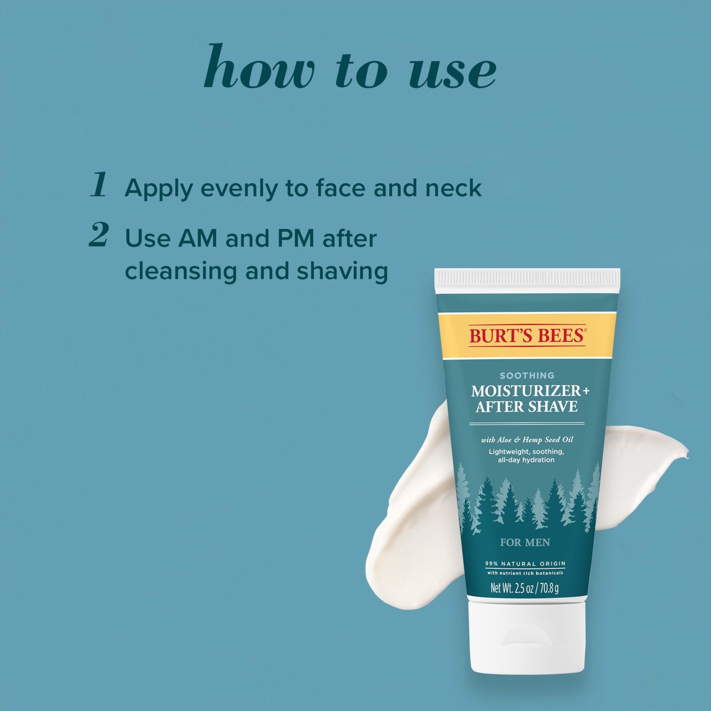 Burts Bees Soothing Moisturizer Plus After Shave Men 2.5 oz Beauty & Personal Care Burt's Bees