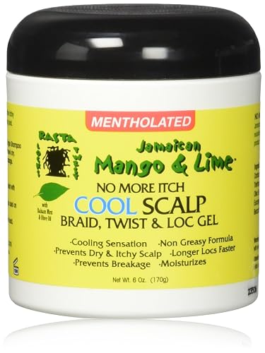 Jamaican Mango & Lime No More Itch Cool Scalp Braid Twist & Lock Gel, 6 Oz Beauty & Personal Care Jamaican Mango & Lime