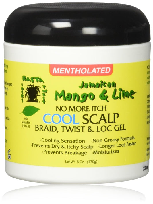Jamaican Mango & Lime No More Itch Cool Scalp Braid Twist & Lock Gel, 6 Oz Beauty & Personal Care Jamaican Mango & Lime