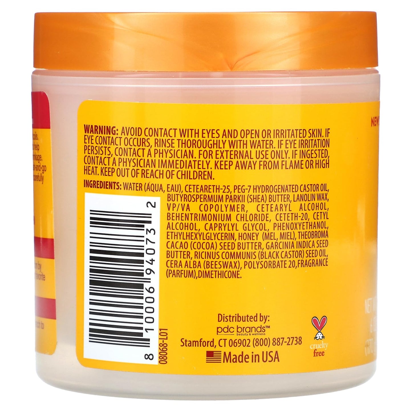 Cantu Jamaican Black Castrol Oil Curl Stretch Paste with Honey 6 oz Beauty & Personal Care Cantu