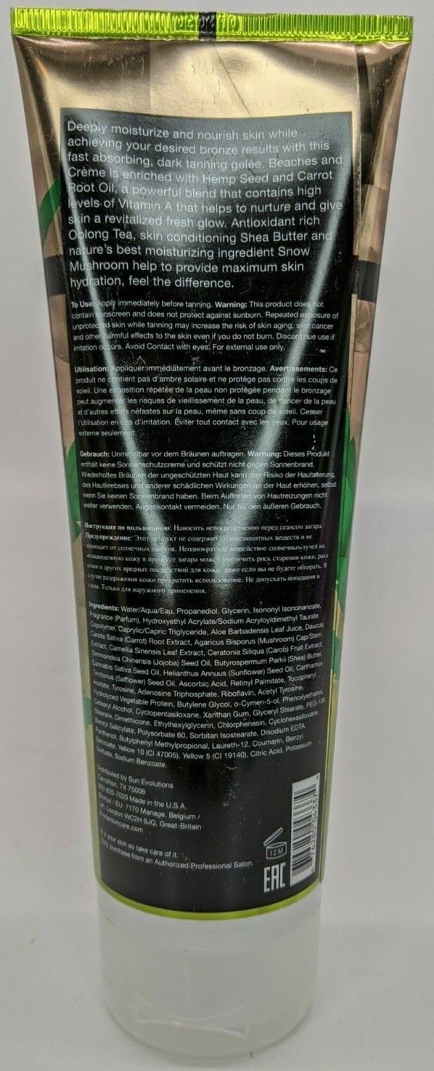 ProTan Beaches & Crème Hemp Dark Tanning Gelee 8.5 oz Beauty & Personal Care ProTan