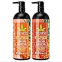 HEMPZ Hair Shampoo & Conditioner Set - Sweet Pineapple & Honey Melon Scent for Thin/Fine Dry, Damaged and Color Treated Hair, Hydrating, Softening Beauty & Personal Care Hempz