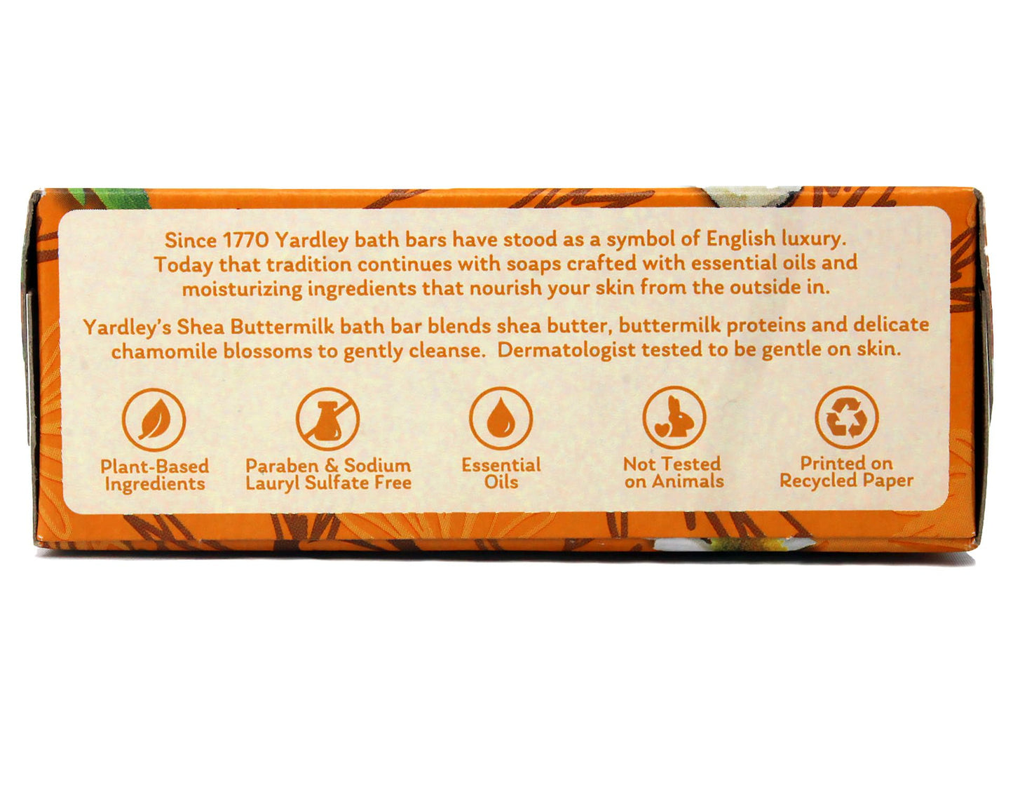 Yardley London Sensitive Skin Shea Buttermilk Bar Soap, 4.0 oz (Pack of 12) Beauty & Personal Care Yardley