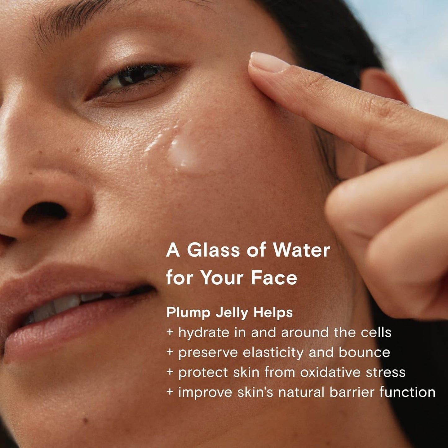 Moon Juice Plump Jelly Hyaluronic Acid Serum for Face - Hydrating Serum with Peptides & Mushrooms, Anti Aging Skincare for Dehydrated Skin, Barrier Beauty & Personal Care Moon Juice