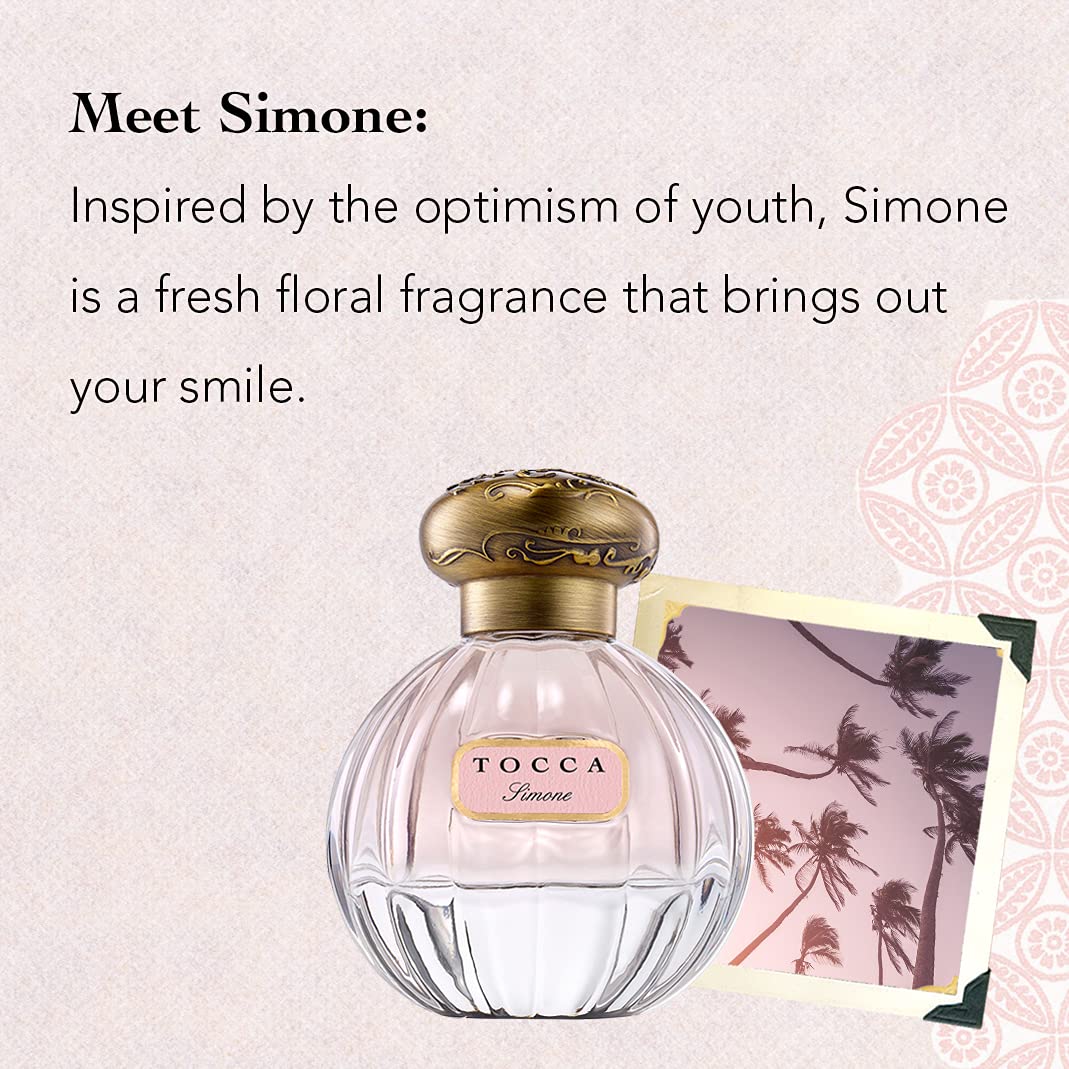 Tocca Simone Women's Perfume, 1.7oz (50 ml) - Fresh Floral - Breezy, Sparkling, Radiant Fragrance Beauty & Personal Care Tocca