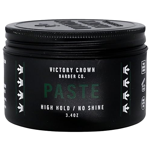 Victory Crown Paste Pomade Medium Hold & Medium Shine Natural Hair Styling Paste for Textured & Refined Looks, 3.4 Oz Beauty & Personal Care Victory Crown