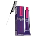 Salerm Cosmetics VISION Salermvision Permanent Cream Hair Color Dye (w/Sleek Steel Pin Rat Tail Comb) Haircolor Creme, Gray Coverage in 30 minutes Beauty & Personal Care SALERM