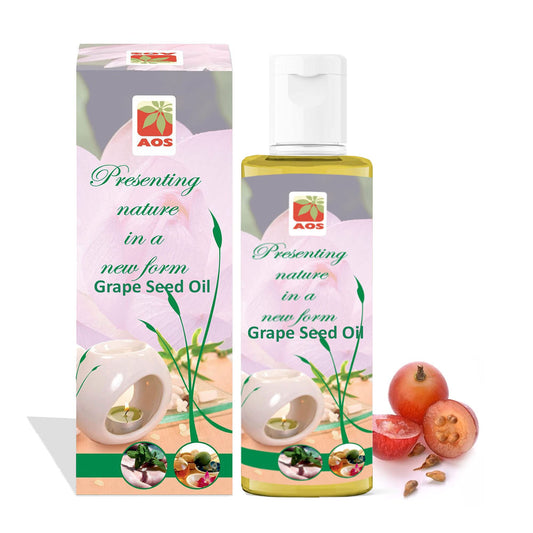AOS Products 100% Pure Grape Seed Oil (3.38 OZ) Beauty and Personal Care AOS