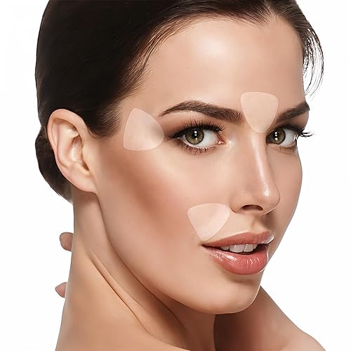 BLUMBODY Face, Forehead Wrinkle Patches - Mini Anti-Wrinkle Facial Patches for Eyes, Mouth, Forehead - Triangle Non-Silicone Face Tape for Elevens Beauty & Personal Care BLUMBODY