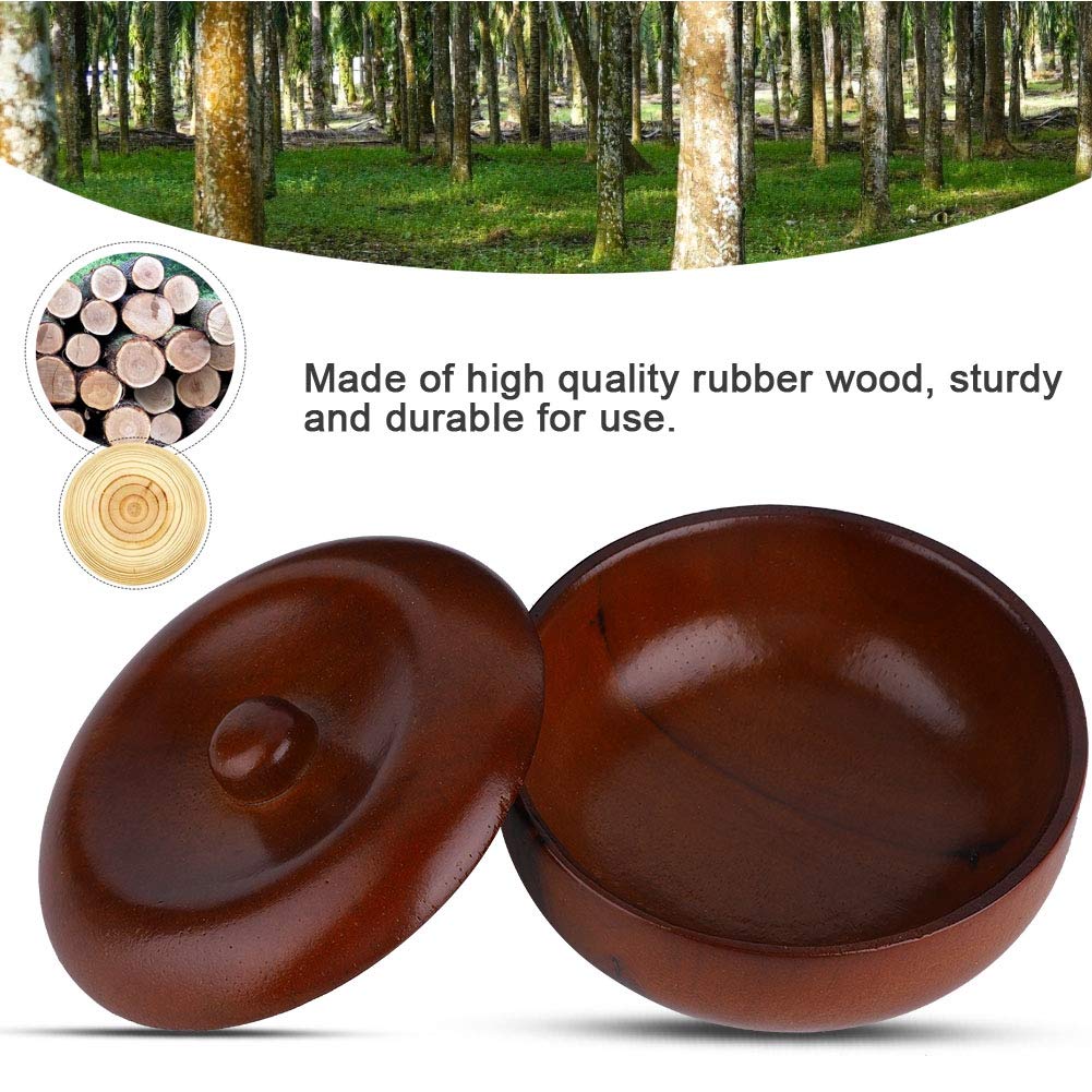 HURRISE Shaving Soap Bowl, Rubber Wood Shaving Beard Beard Set Beard Shaving Soap Bowls Foaming Shaving For Shaving Soap For Shaving Soap Bowls Bowls Beauty and Personal Care HURRISE