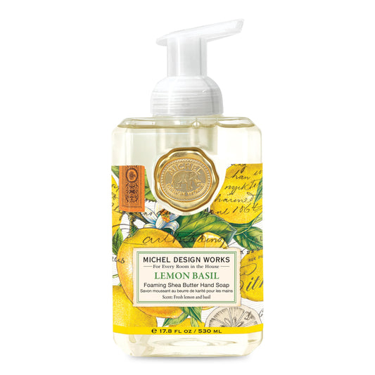 Michel Design Works Foaming Hand Soap, Lemon Basil, 1-Pack, 17.8 Fl oz Each Beauty & Personal Care Michel Design Works