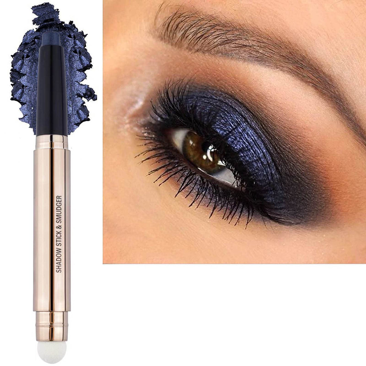 Daeuwiutr Black Eyeshadow Stick Eye Makeup Cream Shimmer Smooth Glitter Hypoallergenic Single Crayon Waterproof Long Lasting Eye Shadow Pencil Beauty & Personal Care Daeuwiutr