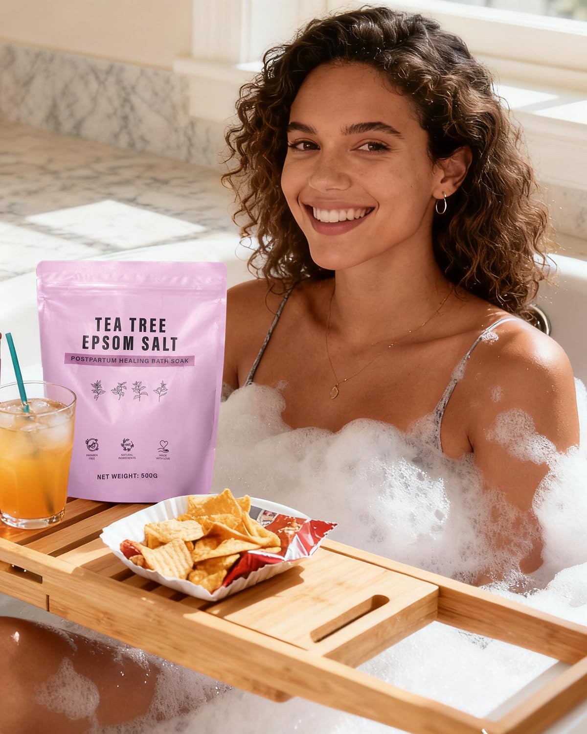 Peri Bottle & Sitz Bath Soak Set for Postpartum Care, Portable Bidet and Bath Salts for Perineal Cleansing Beauty and Personal Care SOFTCA