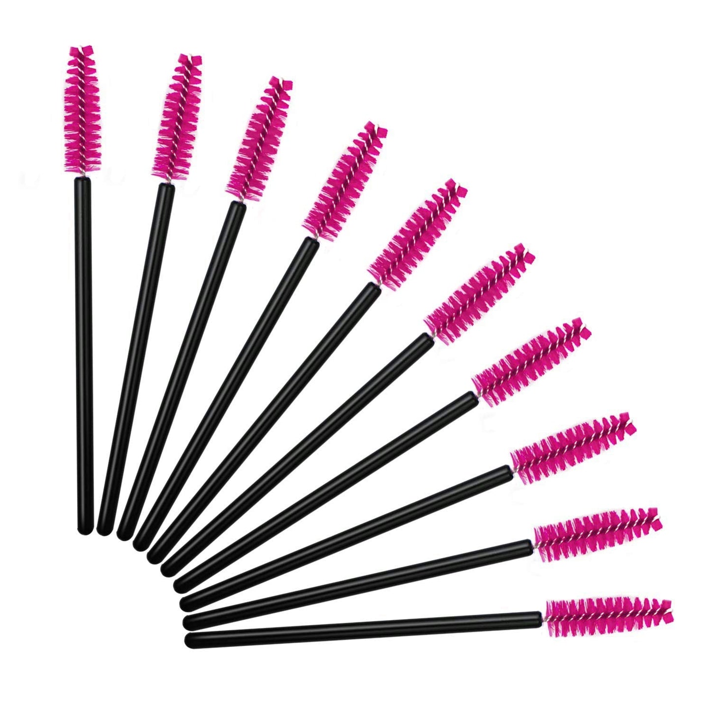 100PCS Disposable Eyelash Mascara Brushes for Eye Lashes Extension Eyebrow and Makeup(Rose) Beauty & Personal Care GUMIKE