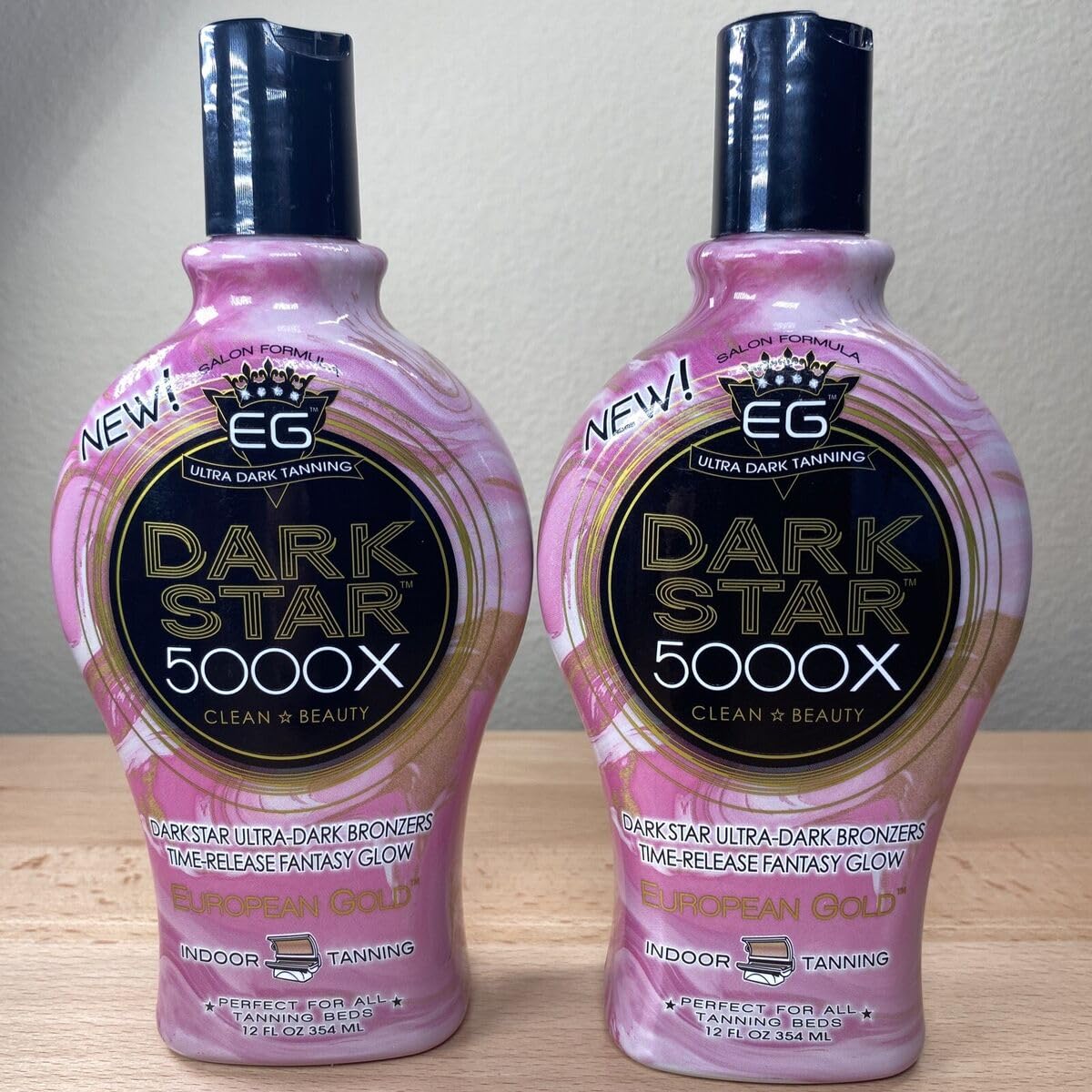 European Gold Dark Star 5000X Indoor Tanning Lotion for Tanning beds, 12 fl oz Beauty & Personal Care European Gold