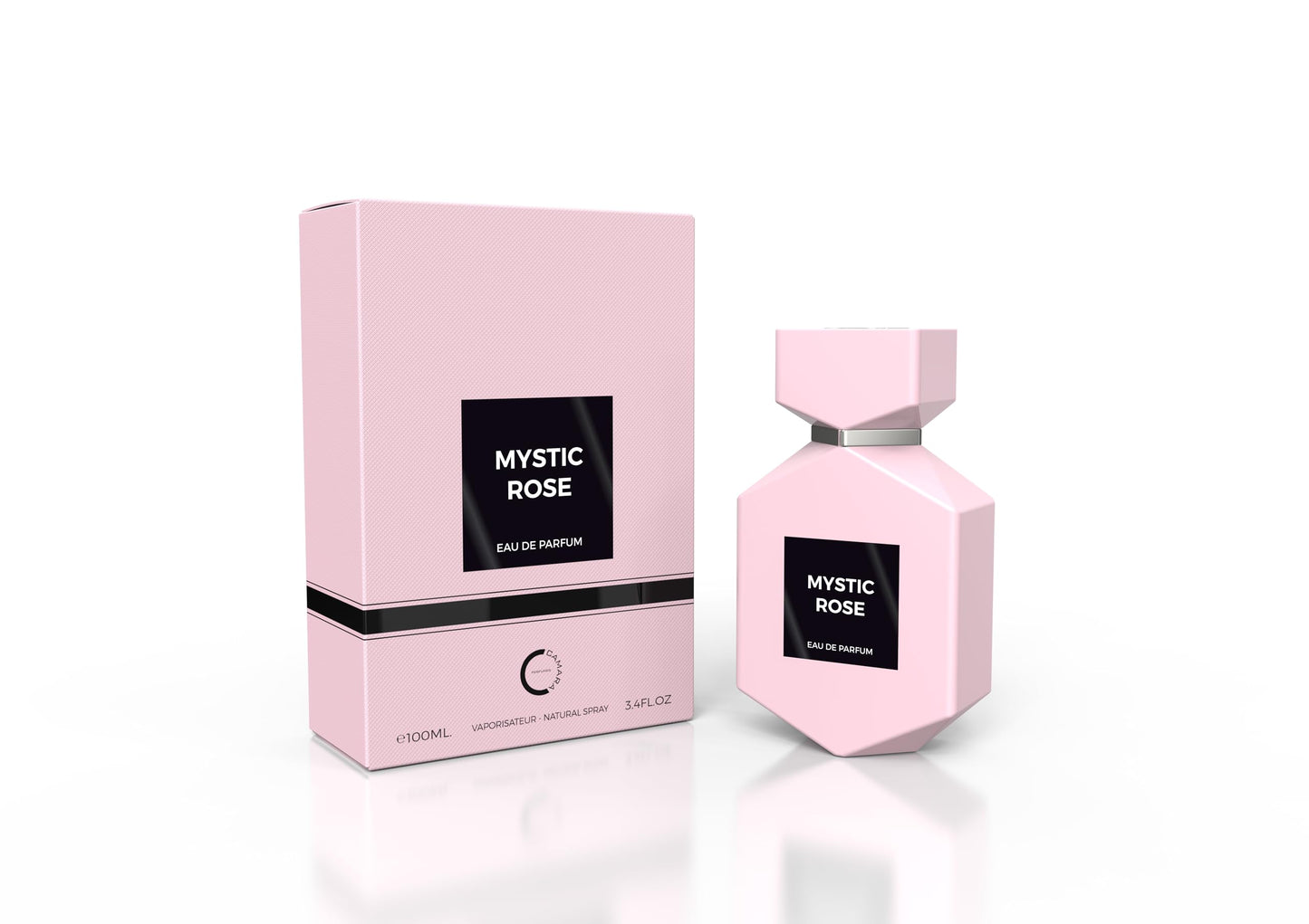 Camara Long-lasting Eau de Parfum, Glass Bottle 3.4 Fl Oz (Mystic Rose) Beauty & Personal Care Camara